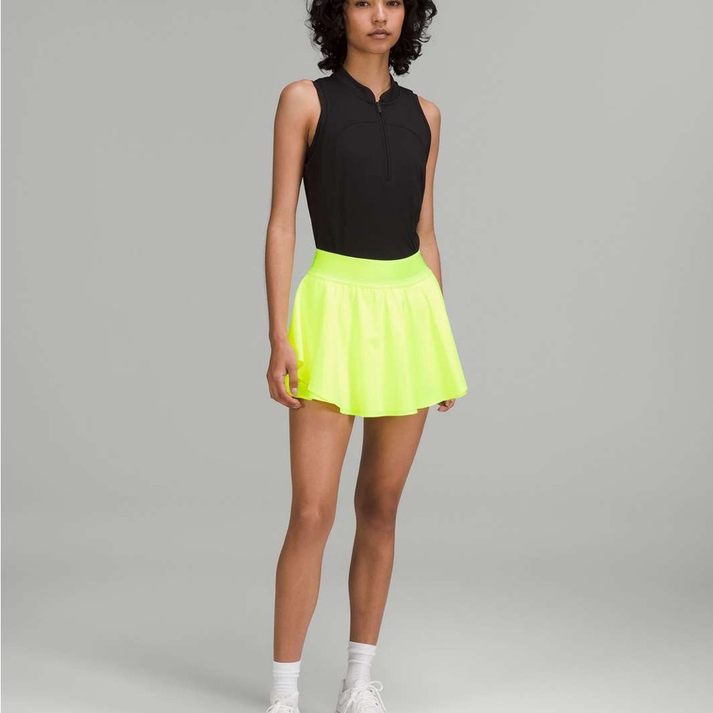 lululemon athletica Women's Court Rival HR Yellow Skirt